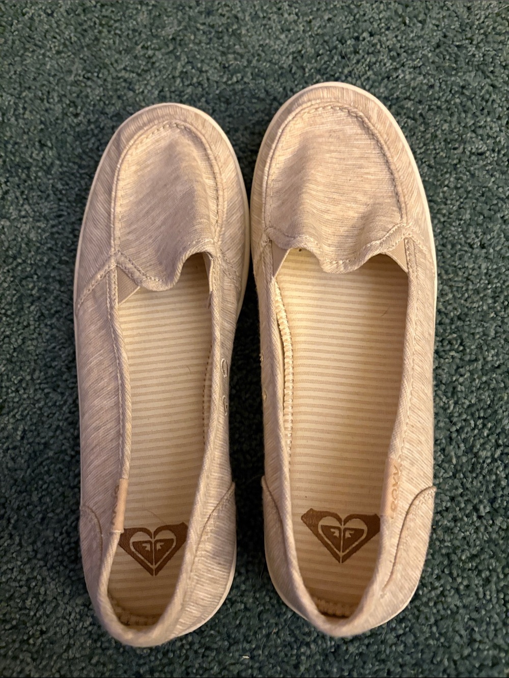 Roxy Women's Slip-On Flats in Beige